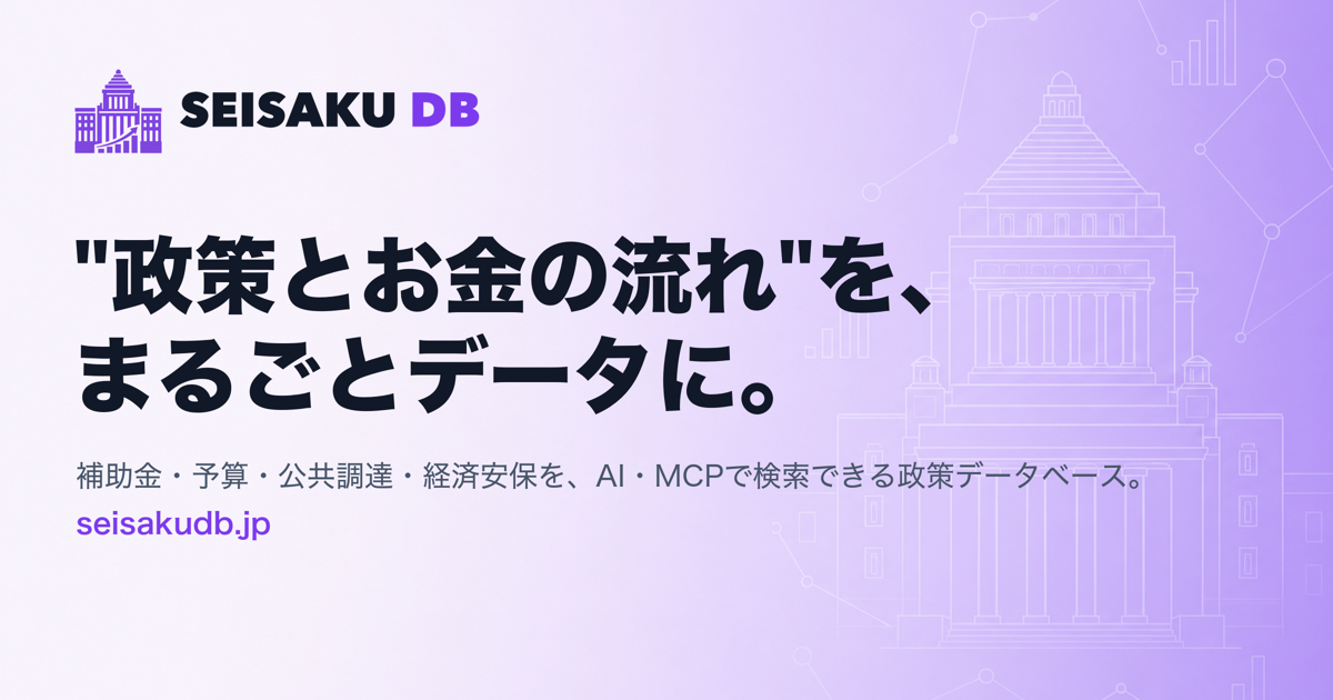 政策DB